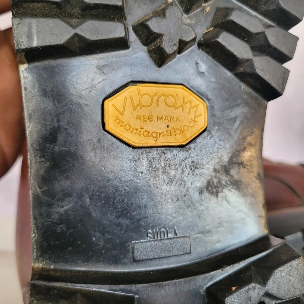 Zermatt Vibram Montagnablock Heavy Duty Mountaineering Boots US Men's Size 7.5